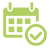 calendrier calide 50px vert clair