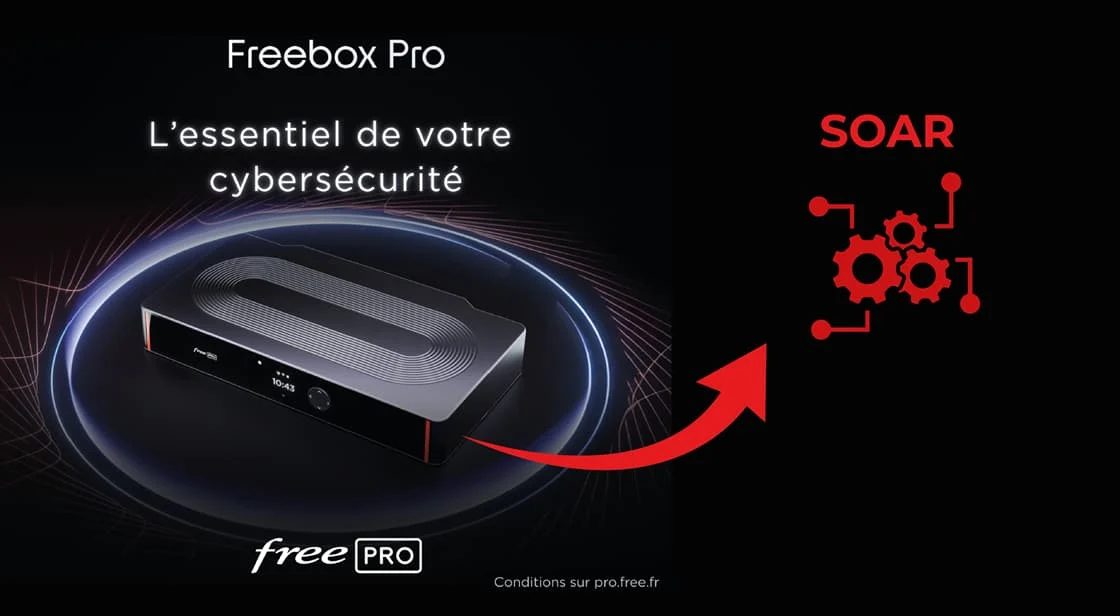 Email alerte cybersécurité Freeboxpro avec le SOAR