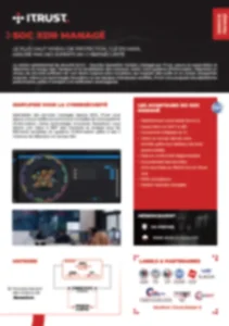 Fiche produit SOC managé Fiche produit SOC XDR managé