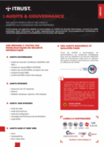 Fiche produit audits et gouvernance Fiche produit audits et gouvernance